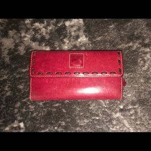 Burgundy Dooney and Bourke wallet